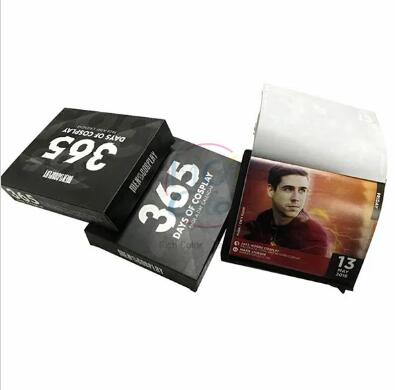 दिन-प्रतिदिन के पेज-ए-कैलेंडर मुद्रण को क्या विशिष्ट बनाता है?